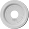 Ekena Millwork Traditional PVC Ceiling Medallion (Canopies up to 7 1/2"), 13"OD x 3 1/2"ID x 1 1/4"P, Unfinished CMP13TR - alternate 2